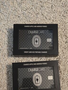 AquaVault ChargeCard – Ultra Slim Emergency Power Bank (2300mAh)